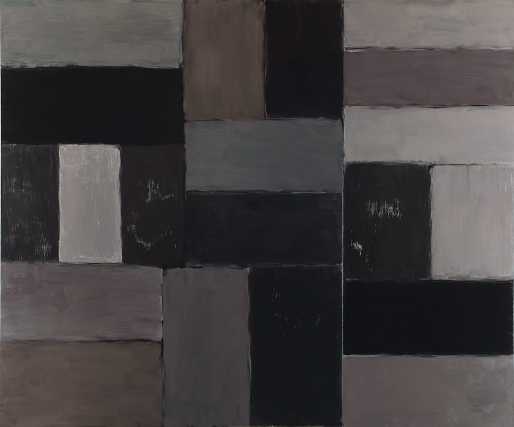 Iona (detail) 2004-06 oil on linen, three parts 279 x 336cm each